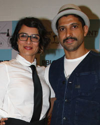 Farhan Akhtar and Adhuna Akhtar