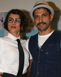 Farhan Akhtar and Adhuna Akhtar