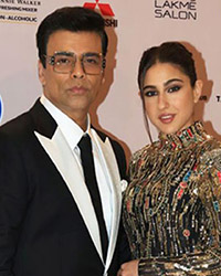 Karan Johar and Sara Ali Khan