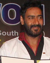 Felicitation of Ajay Devgan by Taekwondo Masters