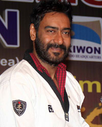 Felicitation of Ajay Devgan by Taekwondo Masters