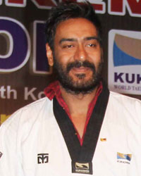 Felicitation of Ajay Devgan by Taekwondo Masters