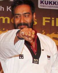 Felicitation of Ajay Devgan by Taekwondo Masters