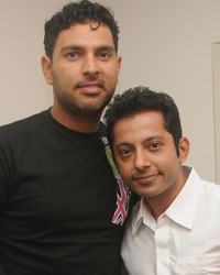 Yuvraj Singh and Rajeev Sharma