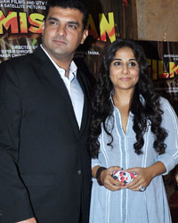 Siddharth Roy Kapur and Vidya Balan