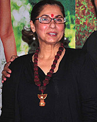 Dimple Kapadia and Homi Adajania