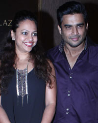 R Madhavan with Wife