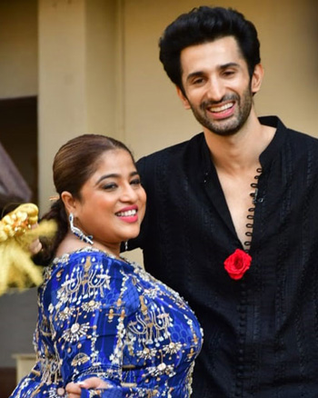 RJ Malishka and Sidhant Gupta