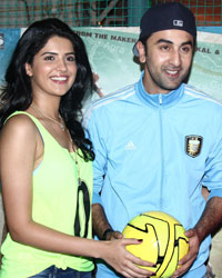 Deeksha Seth, Ranbir Kapoor and Armaan Jain