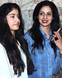 Khushi Kapoor, Jhanvi Kapoor and Sri Devi