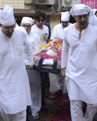 Funeral of Dara Singh Wife Surjit Kaur Randhawa