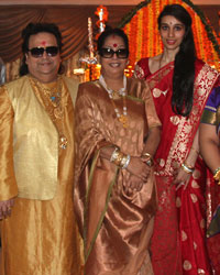 Govind Bansal, Rema Bansal, Bappi Lahiri, Bappa Lahiri, Chitrani Lahiri, Tanisha and Verma Lahiri