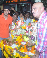 Hrithik Roshan and Rakesh Roshan