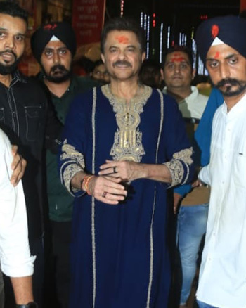 Anil Kapoor at Lalbaugcha Raja pandal