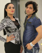 Veena Malik and Rajan Verma