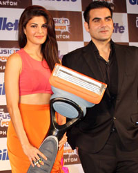 Rahul Dravid, Jacqueline Fernandez and Arbaaz Khan