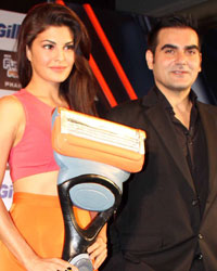 Rahul Dravid, Jacqueline Fernandez and Arbaaz Khan