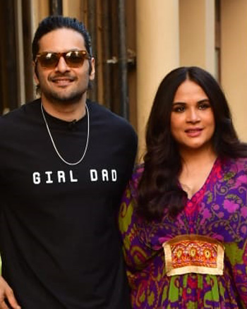 Ali Fazal and  Richa Chadha