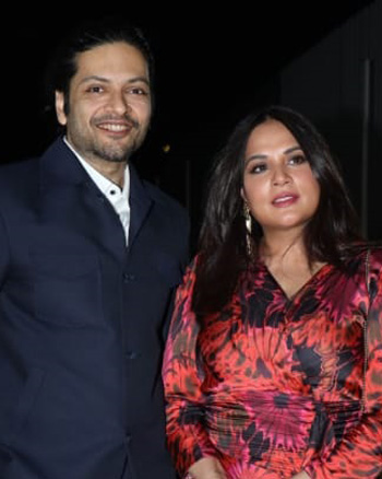 Ali Fazal and Richa Chadha