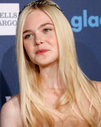 Actress Elle Fanning arrives at the 24th Annual GLAAD Media Awards at JW Marriott Los Angeles at L.A. LIVE in Los Angeles, California