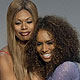 Actress Laverne Cox and writer Janet Mock attend the 23rd annual GLAAD Media Awards in New York