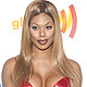 Actress Laverne Cox arrives at the 23rd annual GLAAD Media Awards in New York