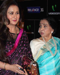 Poonam Dhillon and Asha Bhosle