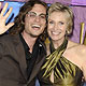 Matthew Gray Gubler and Jane Lynch arrive at the Fox after party in Los Angeles after the 67th annual Golden Globe Awards