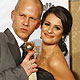 `Glee` creator Murphy and cast member Michele pose after winning for best television series-comedy or musical the 67th annual Golden Globe Awards