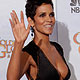 Halle Berry poses in the photo room at the 67th annual Golden Globe Awards in Beverly Hills