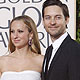 Tobey Mcguire and his wife Jennifer arrive at the 67th annual Golden Globe Awards