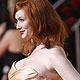 Actress Christina Hendricks from the TV drama `Mad Men` arrives at the 67th annual Golden Globe Awards