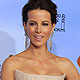 Kate Beckinsale poses backstage at the 69th annual Golden Globe Awards in Beverly Hills