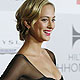 Nora Arnezeder arrives at the NBC Universal after party after the 69th annual Golden Globe Awards in Beverly Hills