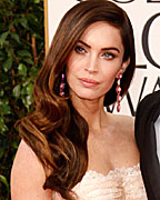 Actress Megan Fox and her husband Bryan Austin Green at the 70th annual Golden Globe Awards in Beverly Hills