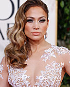 Singer Jennifer Lopez arrives at the 70th annual Golden Globe Awards in Beverly Hills