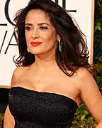 Salma Hayek at the 70th annual Golden Globe Awards in Beverly Hills