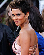 Actress Halle Berry arrives at the 70th annual Golden Globe Awards in Beverly Hills