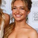 Ali Larter and Hayden Panettiere from Heroes poses backstage at the 64th annual Golden Globe Awards