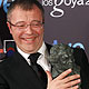 Daniel Monzon holds the Best Director Goya Award during the Spanish Film Academy`s Goya awards ceremony in Madrid