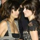 Spanish actress Penelope Cruz (R) and her sister Monica attend the Spanish Film Academy `Goya` awards ceremony in Madrid