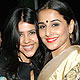 Ekta Kapoor and Vidya Balan