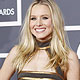 Actress Kristen Bell poses on the red carpet at the 52nd annual Grammy Awards in Los Angeles