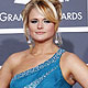 Singer Miranda Lambert arrives at the 52nd annual Grammy Awards in Los Angeles