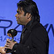 A.R. Rahman accepts the award for best compilation soundtrack album during the pre-telecast of the 52nd annual Grammy Awards in Los Angeles