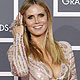 Model Heidi Klum arrives at the 52nd annual Grammy Awards