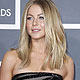 Actress Julianne Hough poses at the 54th annual Grammy Awards in Los Angeles