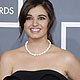 Singer Rebecca Black poses as she arrives at the 54th annual Grammy Awards in Los Angeles