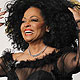 Singer Diana Ross poses backstage at the 54th annual Grammy Awards in Los Angeles