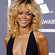 Rihanna arrives at the 54th annual Grammy Awards in Los Angeles